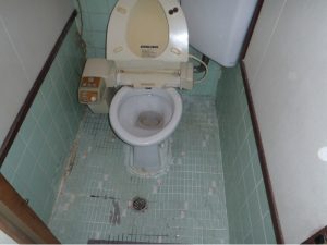 耐震改修工事と同時にトイレ改修